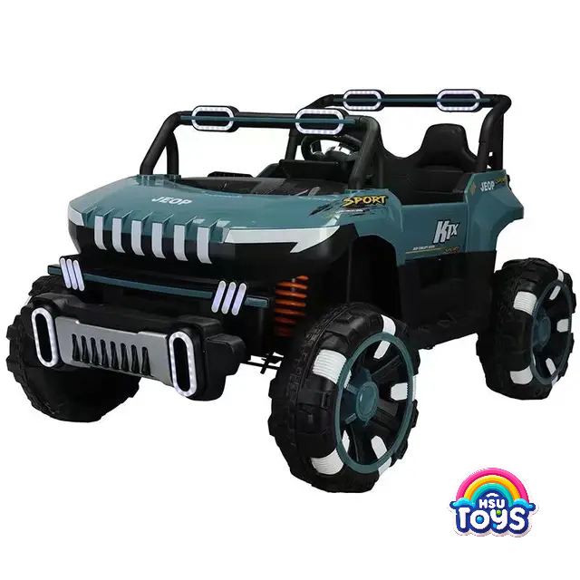 KTX 4x4 Electric Ride-On Jeep – 12V, Leather Seat, EVA Tyres, LED Lights.