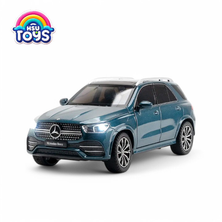 1:24 Mercedes-Benz GLE350 alloy car with light music & smoke die cast model
