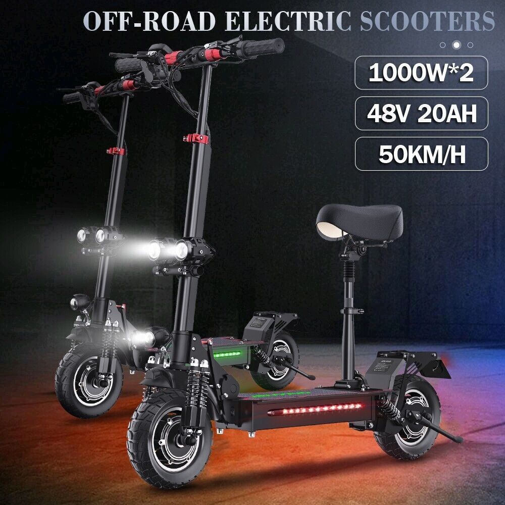 E20 Electric Scooter - 48V 18A | Powerful & Comfortable Ride