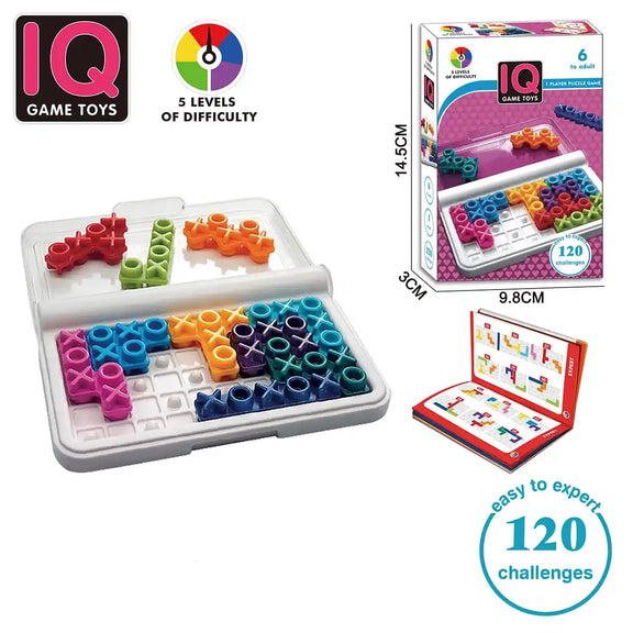 IQ game toys portable IQ X0 solving game for kids 6+