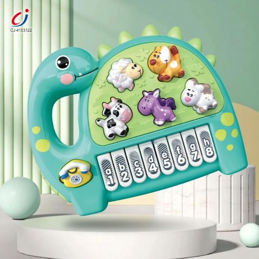 Cute small musical piano for kids 18m+ with cute animal sounds