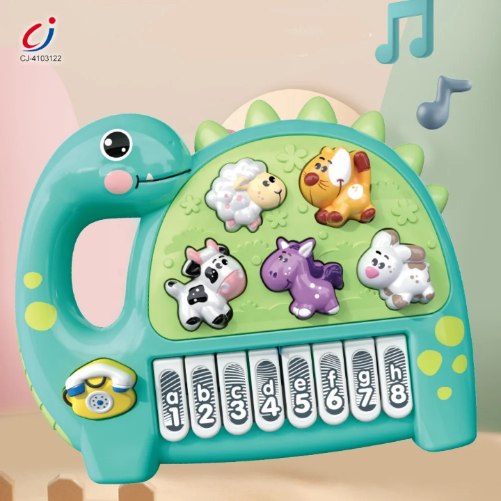 Cute small musical piano for kids 18m+ with cute animal sounds