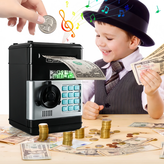 Smart money box piggy bank for kids 3+