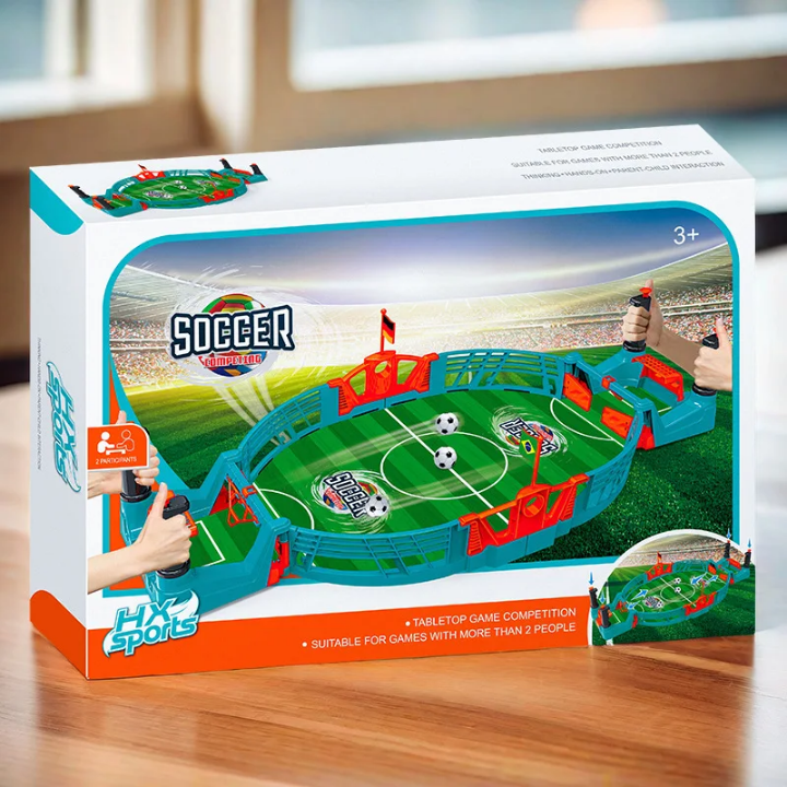 2 player portable tabletop soccer game for kids 3+