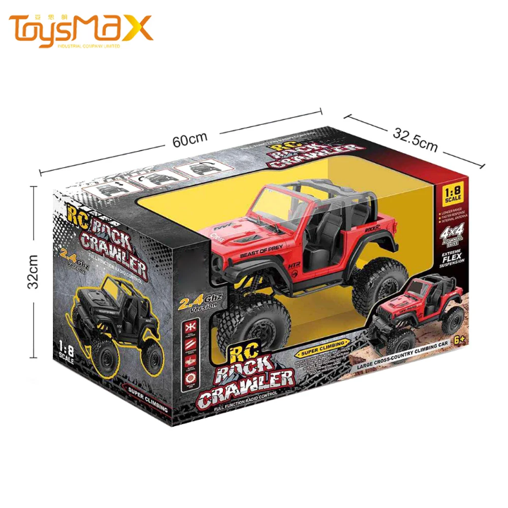 Rock crawler RC mount climbing 4×4 jeep 1:20 scale for kids 3+