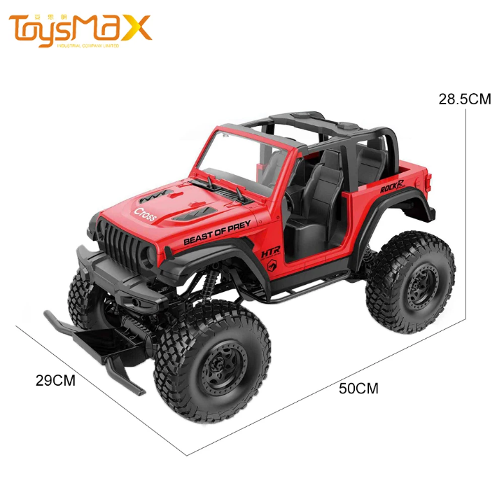 Rock crawler RC mount climbing 4×4 jeep 1:20 scale for kids 3+