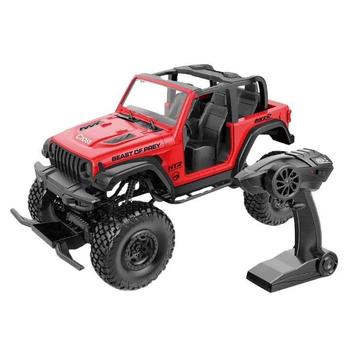 Rock crawler RC mount climbing 4×4 jeep 1:20 scale for kids 3+