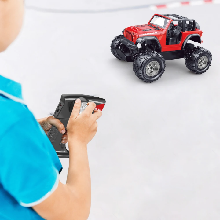 Rock crawler RC mount climbing 4×4 jeep 1:20 scale for kids 3+