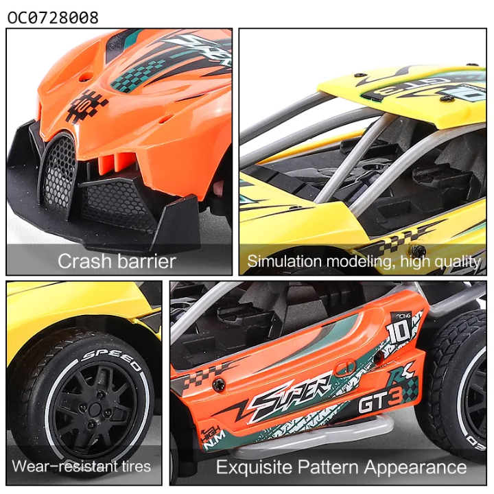 Fierce RC rechargeable rally car for kids