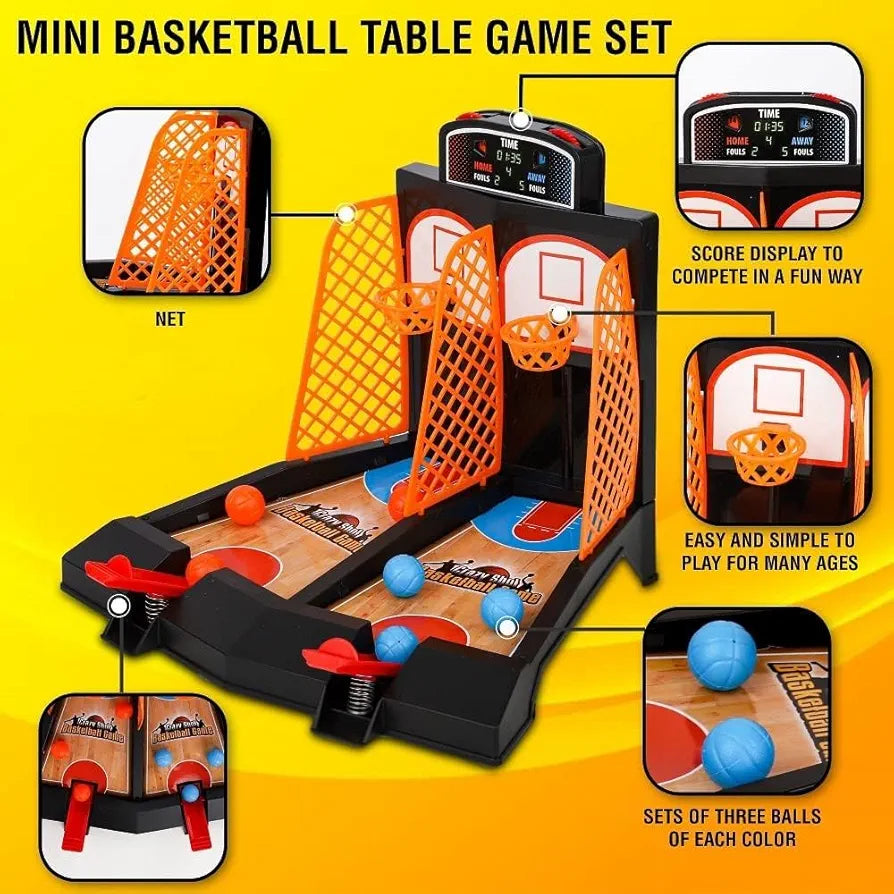 Basketball 2 player mini shooting tabletop game for kids 3+