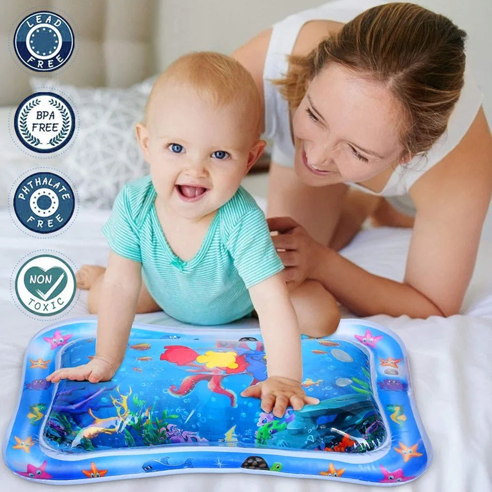 Baby playing water mat for kids 8m+