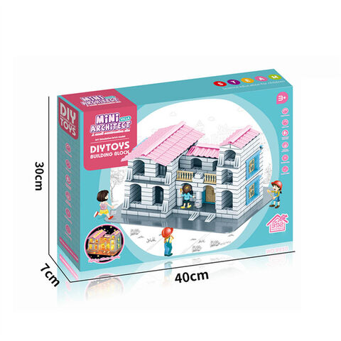 DIY mini architect building blocks set for kids 392 PCs