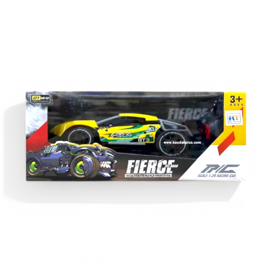 Fierce RC rechargeable rally car for kids