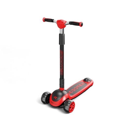 High quality and heavy duty complete fiber body foldable manual Scooty for kids for ages 3-18