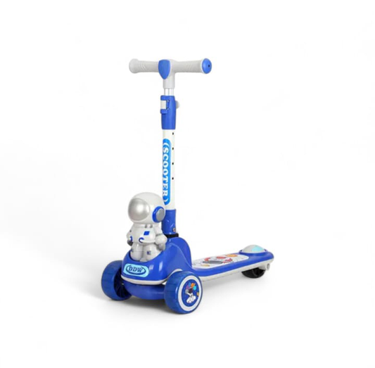 Astronaut themed foldable manual Scooty for kids for ages 3-12