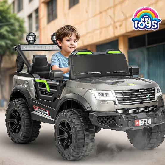 560 Jeep 12V Electric Ride-On Car for Kids – Off-Road Adventure