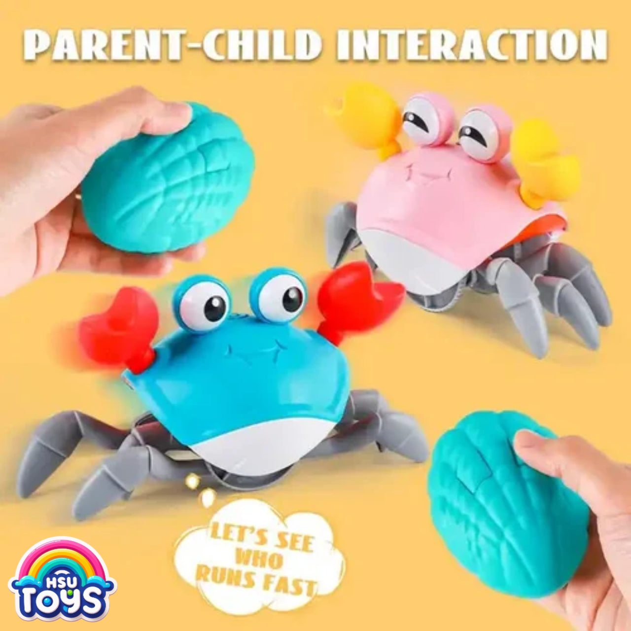 RC cute crab horizontally walking toy for kids