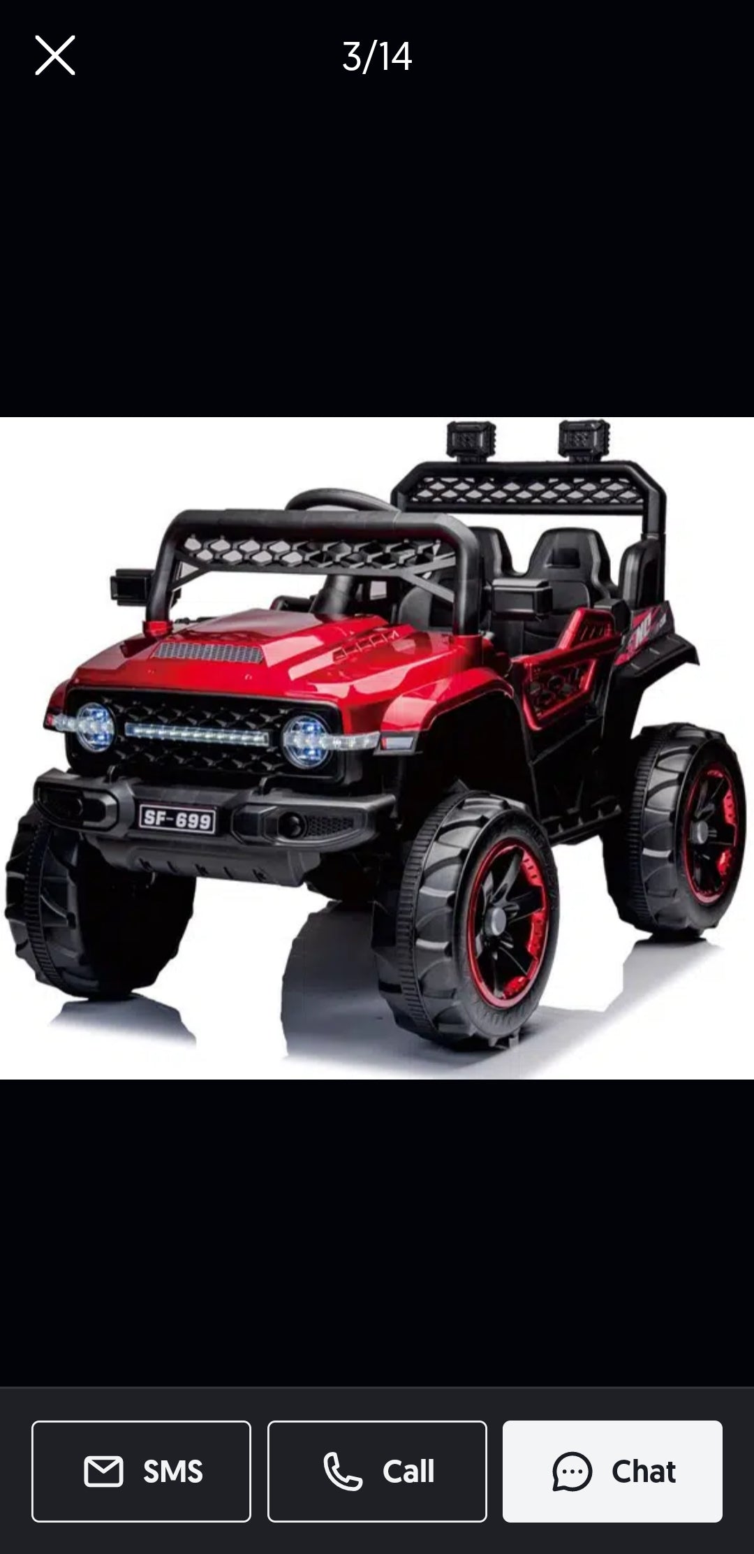 SF-699 RIDE ON JEEPS FOR KIDS. 2X2 MOTORS WITH 12V BATTERY FUN RIDE