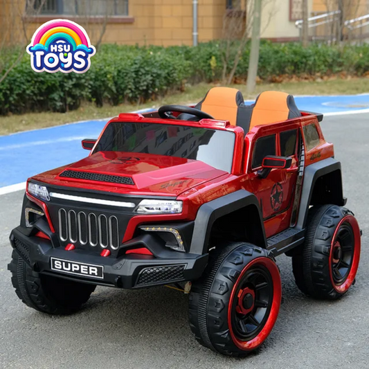 SUPER RIDE ON JEEP FOR KIDS. 4X4 BIG SIZE JEEP WITH 12V BATTERY