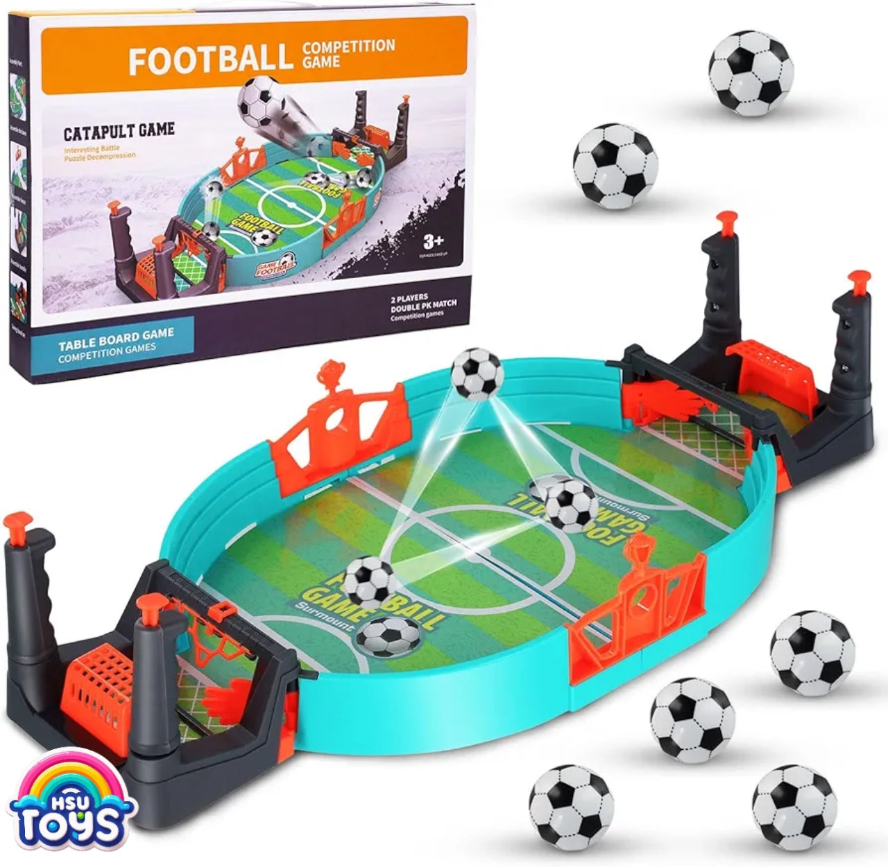 Football competition 2 player tabletop catapult game for kids