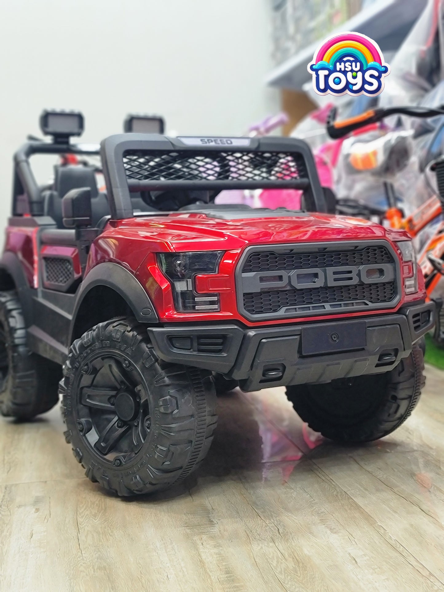 Pobo Jeep 12V – Ultimate Ride-On Adventure for Kids