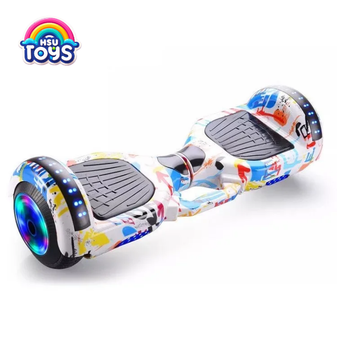 6.5" Aluminium Hoverboard – 36V, Alloy Rims, Colorful LED Lights | HsuToys