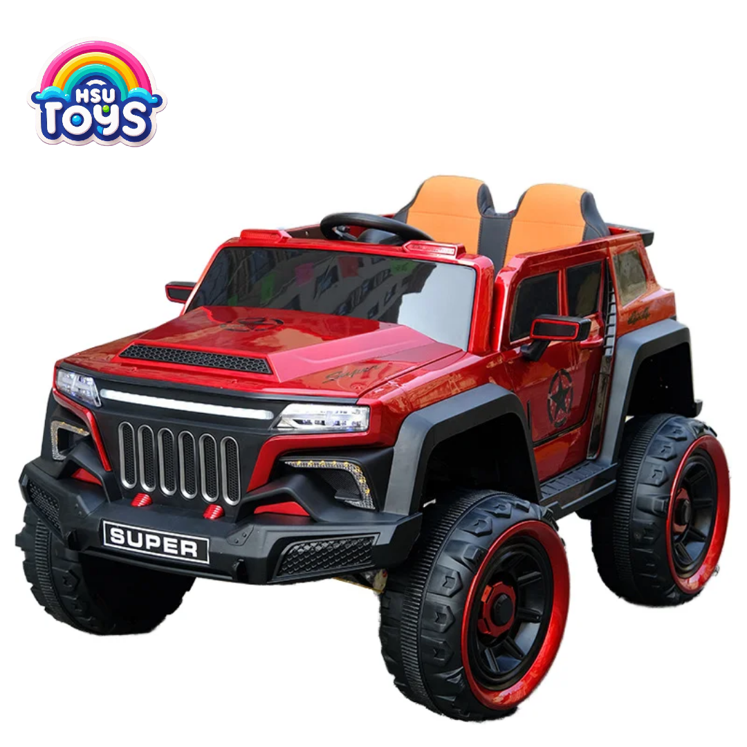 SUPER RIDE ON JEEP FOR KIDS. 4X4 BIG SIZE JEEP WITH 12V BATTERY