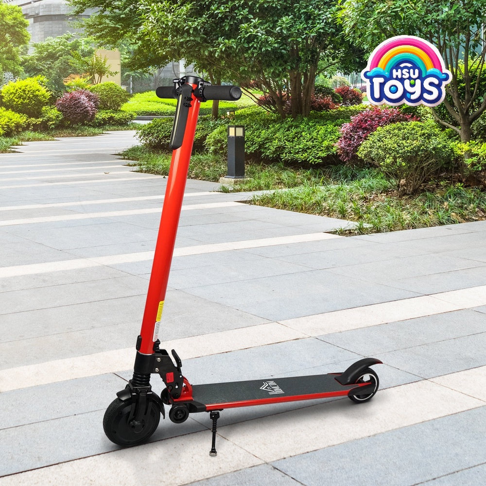 HOMCOM E-SCOOTY FOR KIDS. SLEEK DESIGN WITH 24V LITHIUM BATTERY