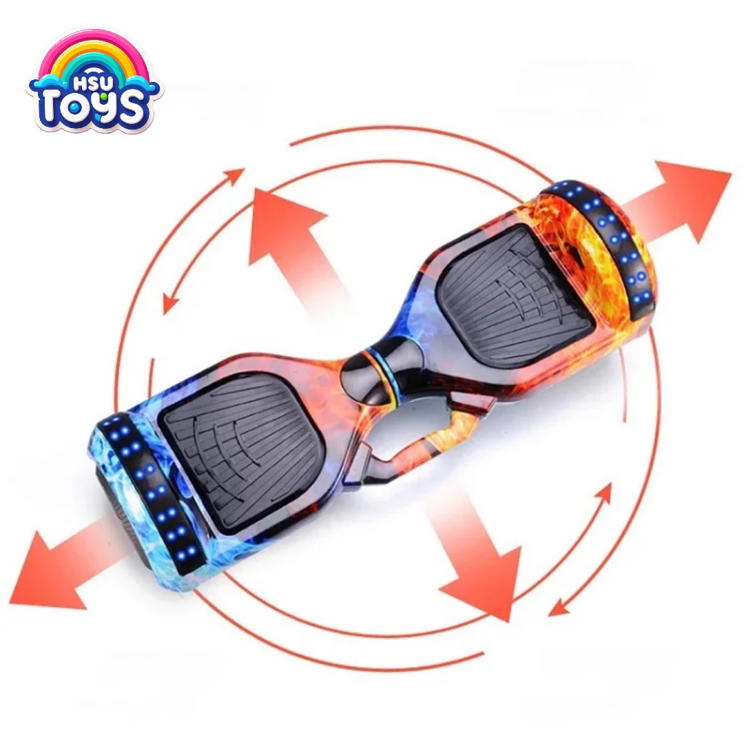 6.5" Aluminium Hoverboard – 36V, Alloy Rims, Colorful LED Lights | HsuToys