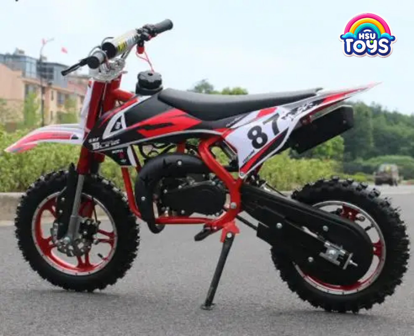 ELECTRIC DIRT BIKE 36V LITHIUM BATTERY FOR KIDS AND TEENAGERS. 800W MOTOR POWER