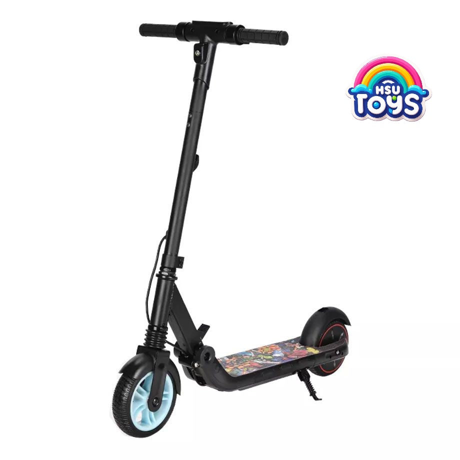 24V Cartoon Print Kids Electric Scooter – Fun & Safe Ride for Little Adventurers!