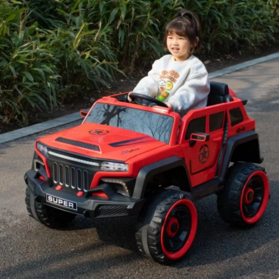 SUPER RIDE ON JEEP FOR KIDS. 4X4 BIG SIZE JEEP WITH 12V BATTERY