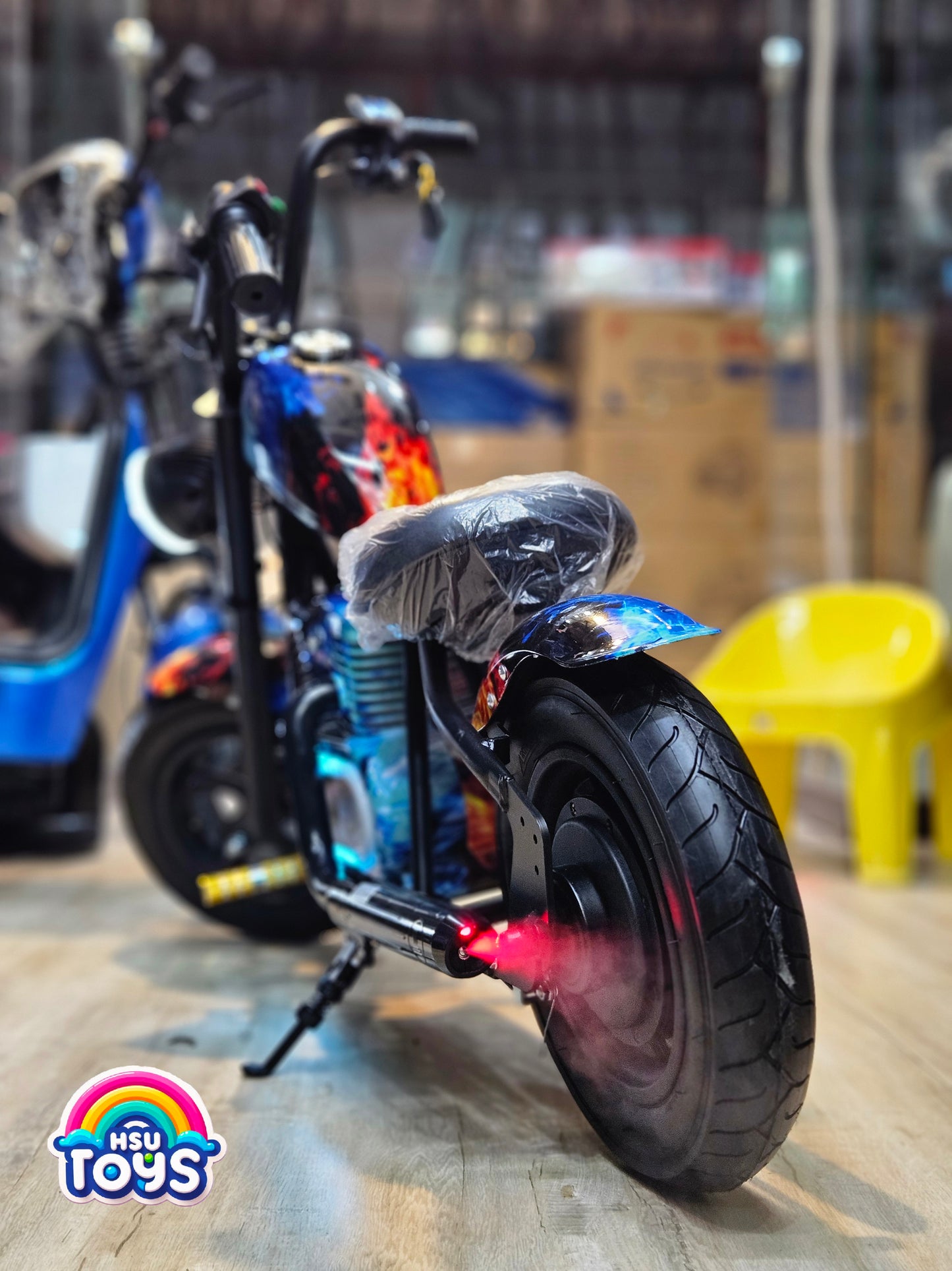 HARLEY CHOPPER E-BIKE FOR KIDS AGES 5-15 YEARS. 36V POWERFUL LITHIUM BATTERY