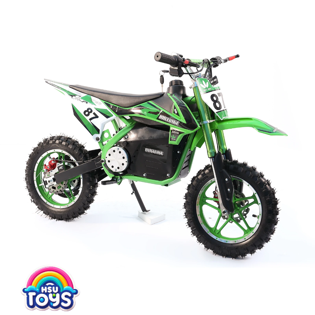 ELECTRIC DIRT BIKE 36V LITHIUM BATTERY FOR KIDS AND TEENAGERS. 800W MOTOR POWER