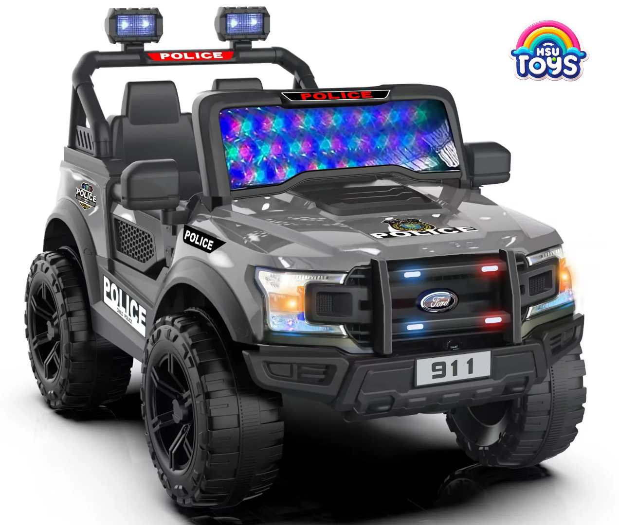 New Ford Jeep for Kids – 12V Battery, 2x2 Ride-On Car | HsuToys